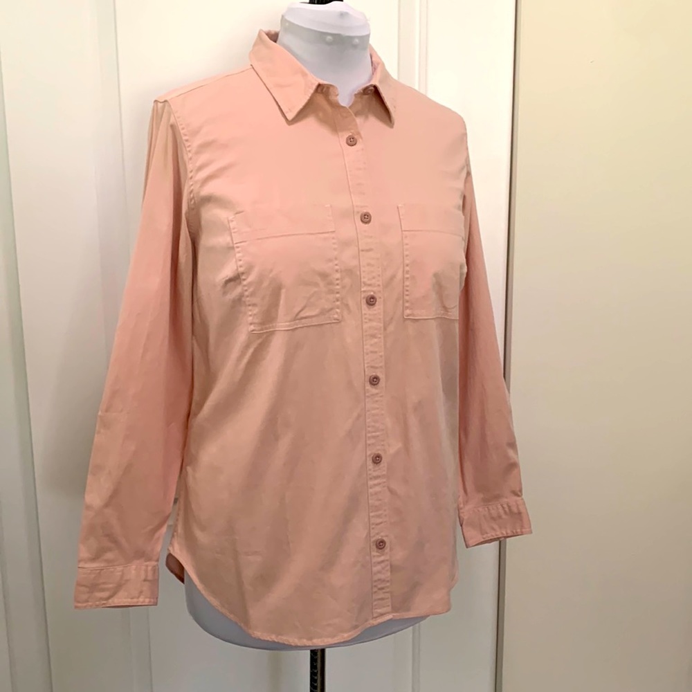 LL BEAN LONG-SLEEVE SHIRT WITH CAMP SLEEVES